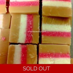 Fudge Ice Vanilla Candy with Strawberry Coconut Ice